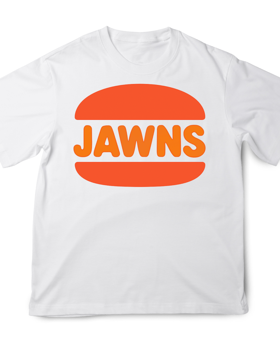 Burger Jawns - Original Jawns - White T-Shirt