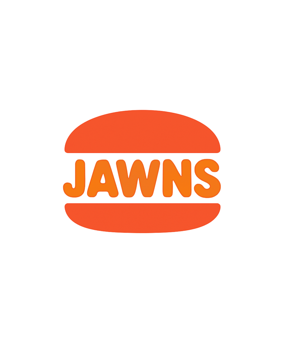 Burger Jawns - Original Jawns - White T-Shirt
