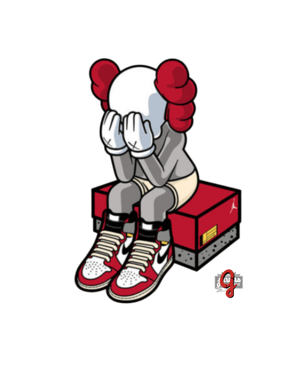 Jordan 1 Union Kaws - Original Jawns - White T-Shirt