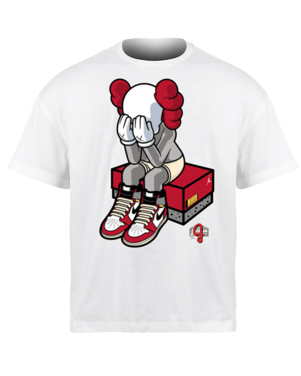 Jordan 1 Union Kaws - Original Jawns - White T-Shirt