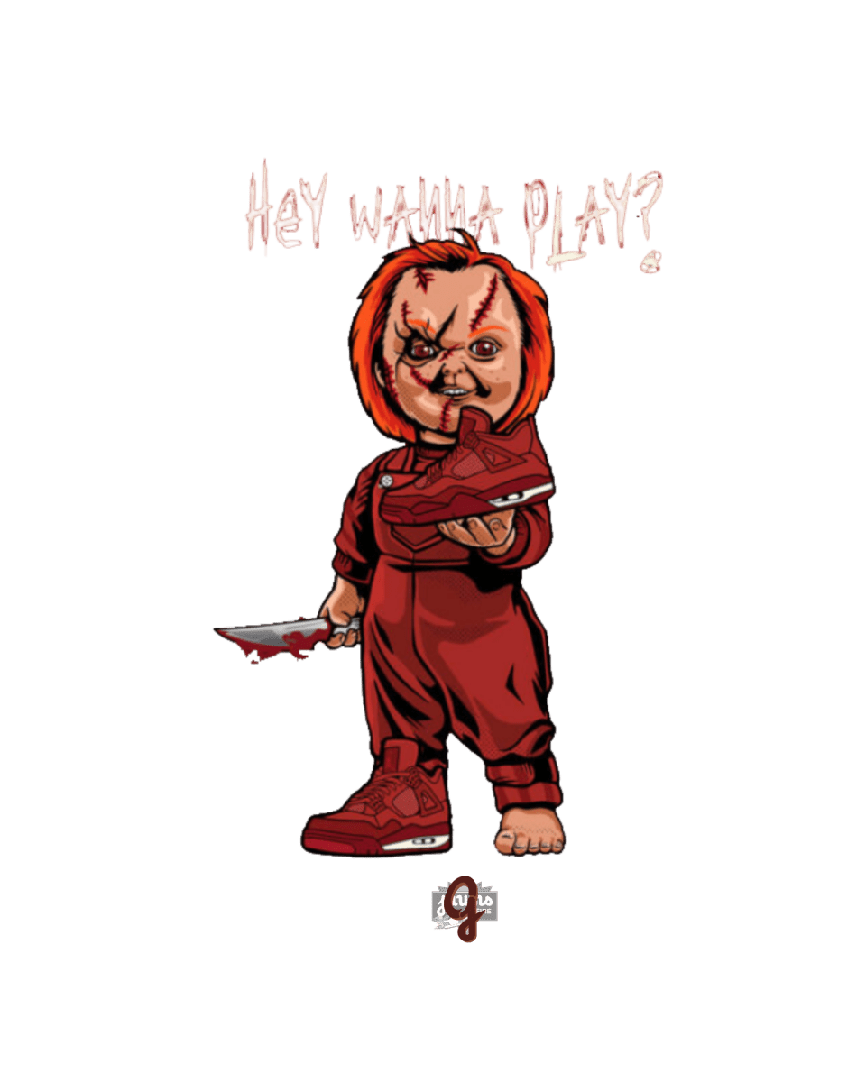 Jordan 4 Nigel Sylvester Chucky - Original Jawns - White T-Shirt