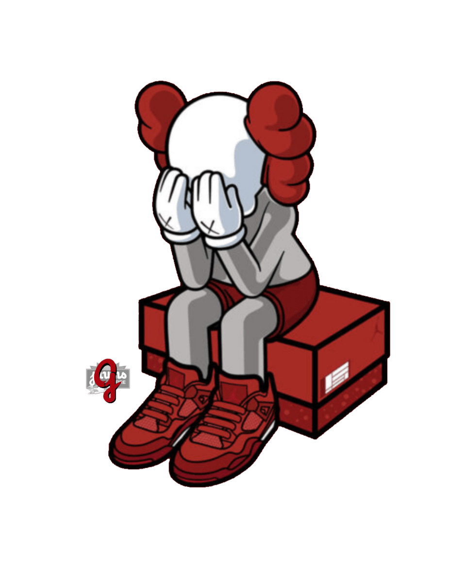 Jordan 4 Nigel Sylvester Kaws - Original Jawns - White T-Shirt