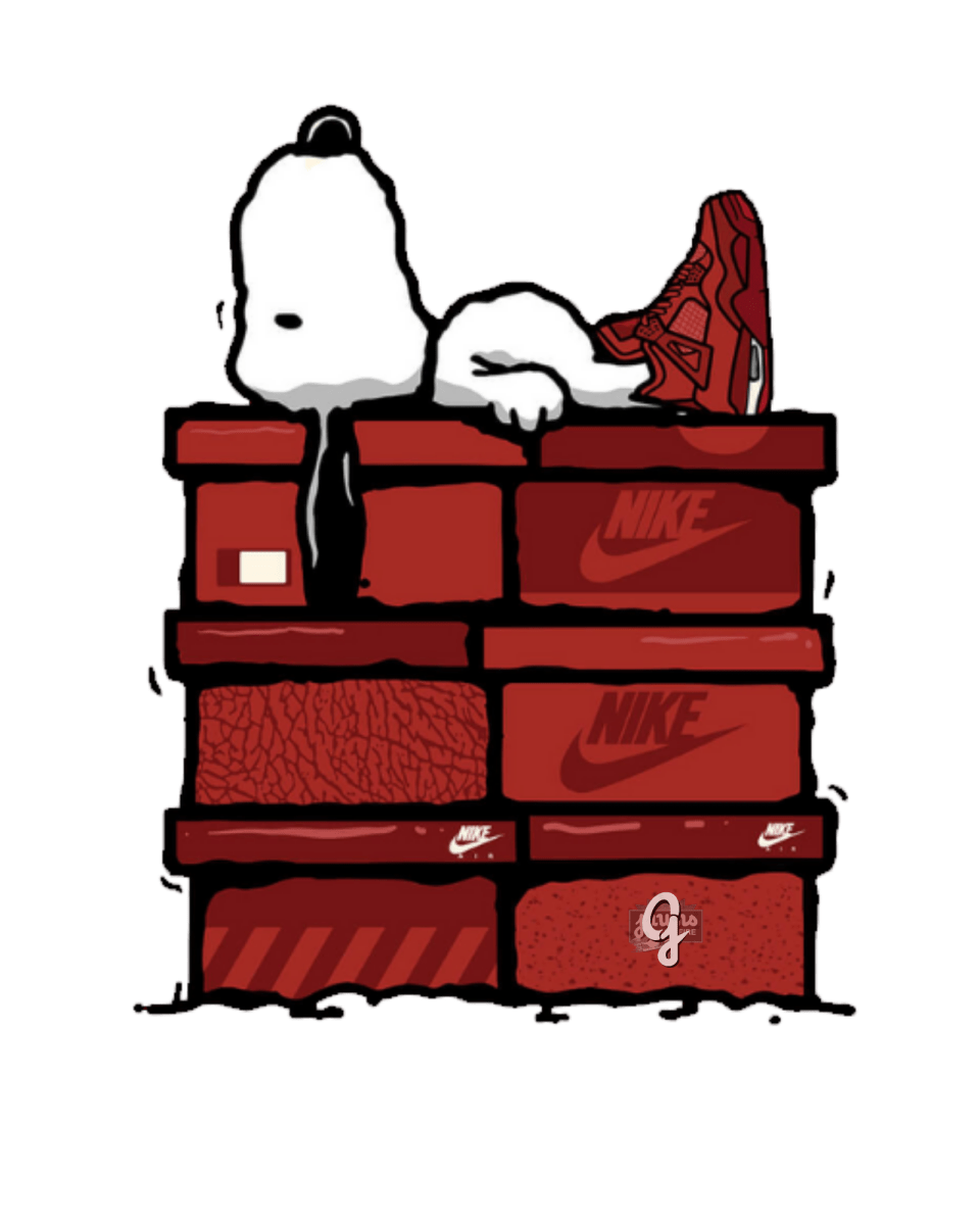 Jordan 4 Nigel Sylvester Snoopy - Original Jawns - White T-Shirt