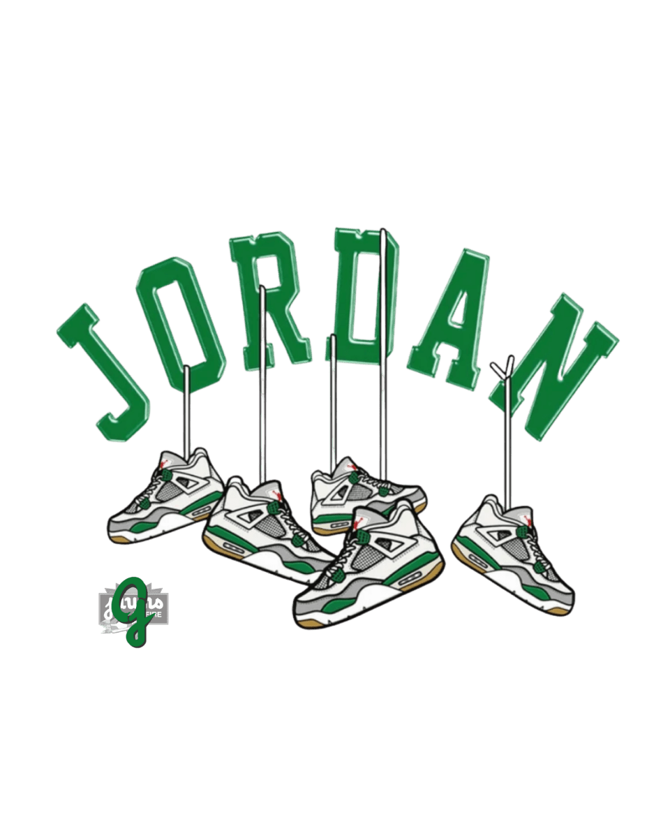 Jordan 4 SB Pine Green - Original Jawns - White T-Shirt