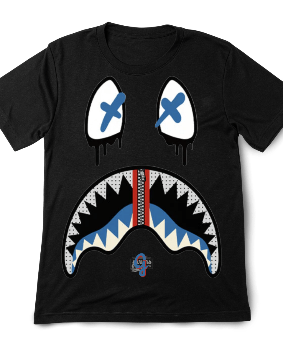 Jordan 4 Rare Air Crazy Shark - Original Jawns - Black T-Shirt