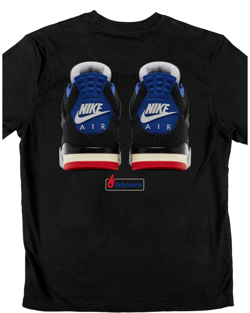 Jordan 4 Rare Air NIKE AIR - Original Jawns - Black T-Shirt