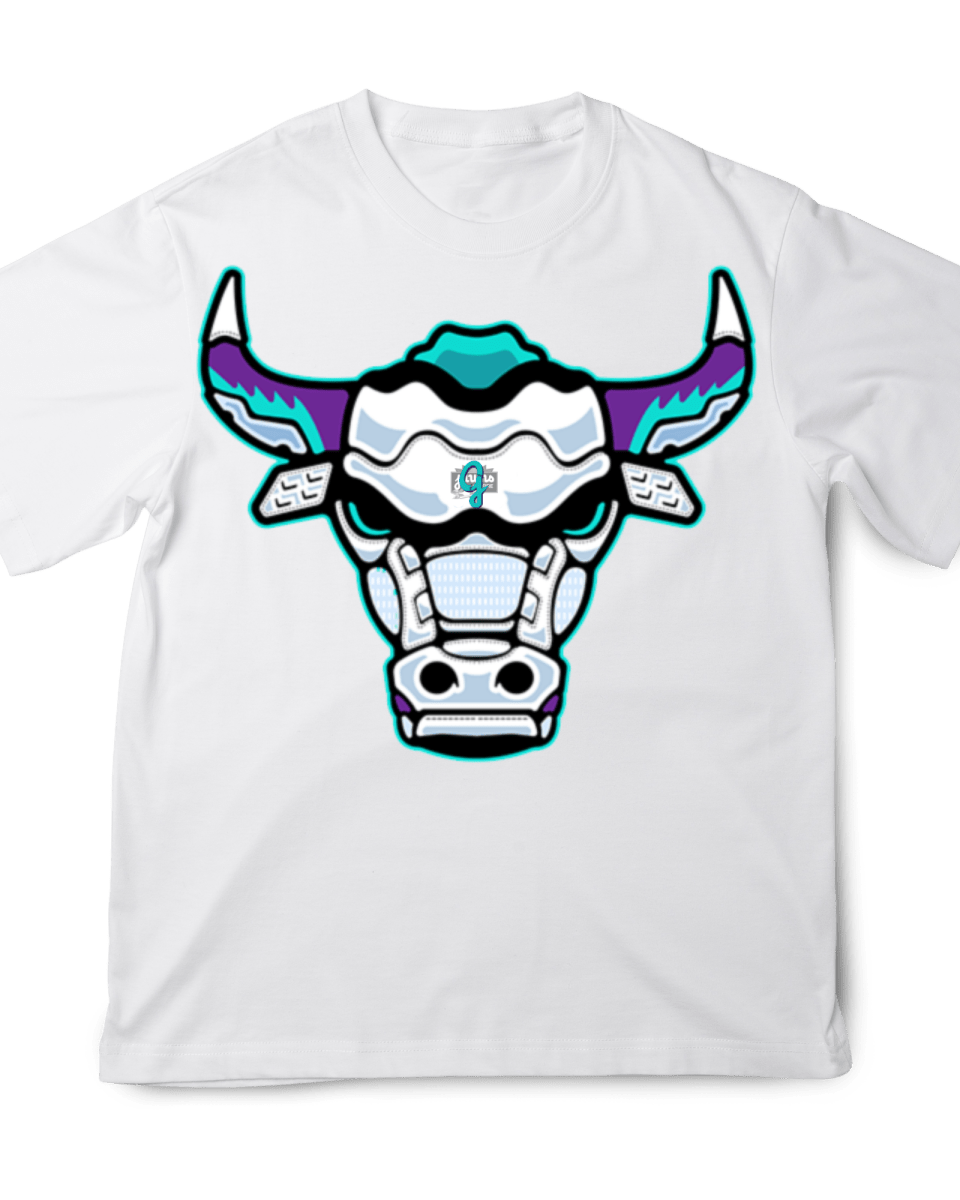 Jordan 5 Grape Angry Bull  - Original Jawns - White T-Shirt