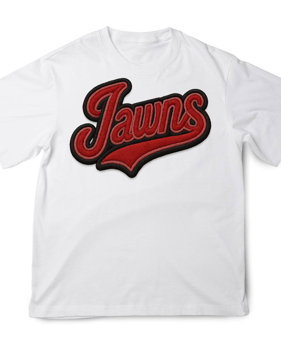 Jordan 5 Retro Awake NY Arctic Pink "JAWNS" - Only Jawns - White T-Shirt