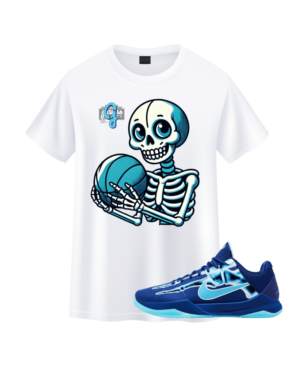 Kobe Skeleton Xray - Original Jawns - White T-Shirt