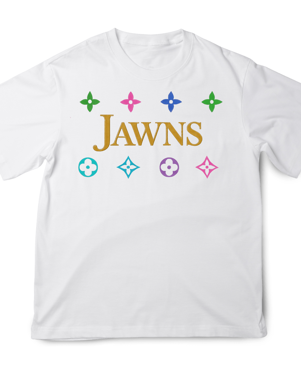 LV Multi Color Jawns - Original Jawns - White T-Shirt