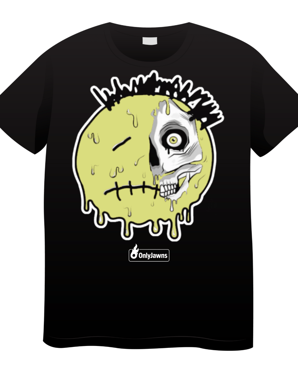 Travis Cactus Jack Bright Cactus - Original Jawns - Black T-Shirt